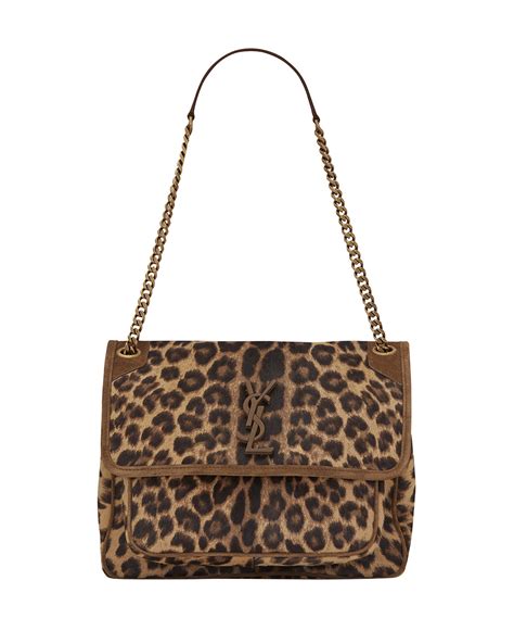 saint laurent niki bags leopard